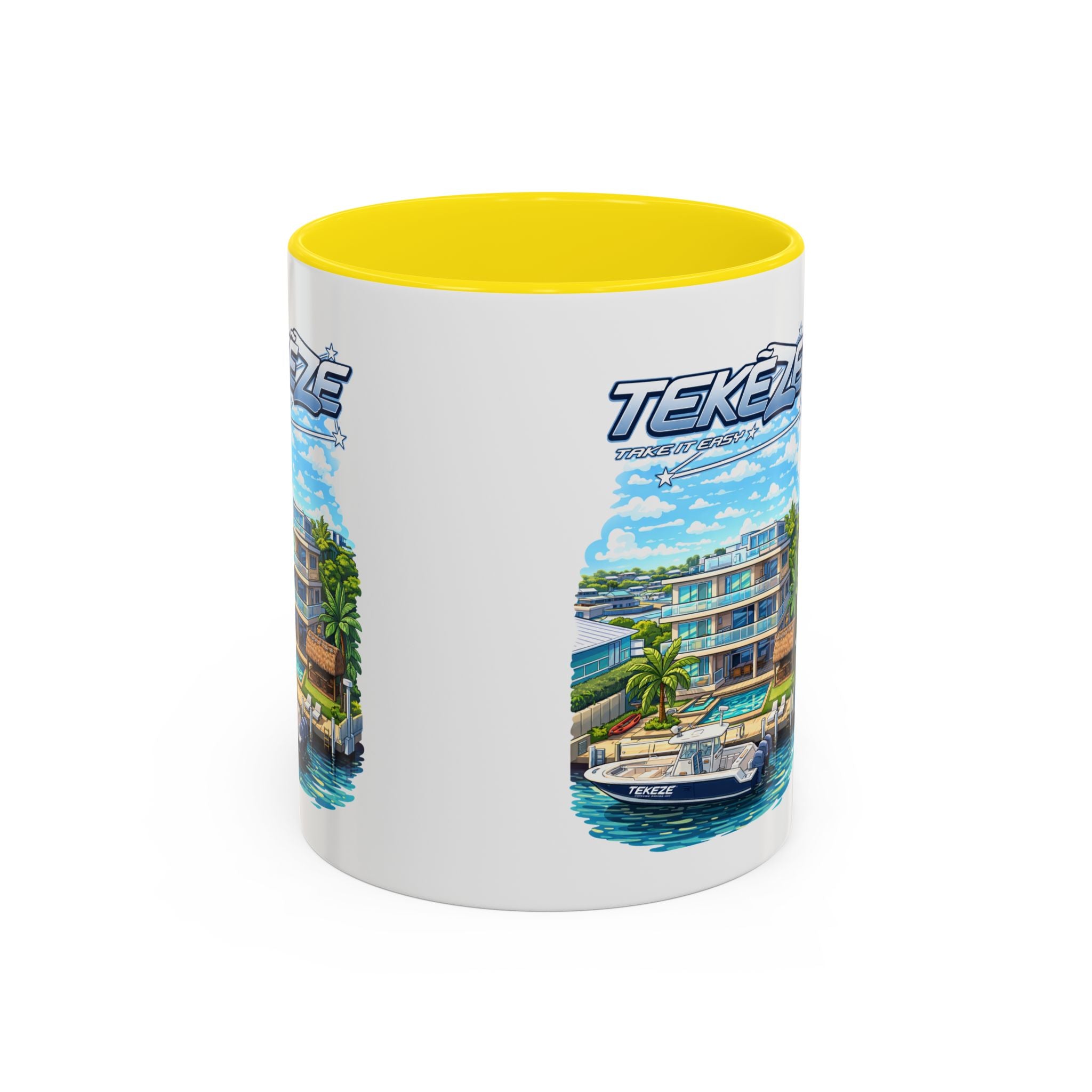 Tekeze Florida Keys Illustration Mug | Accent Coffee Mug