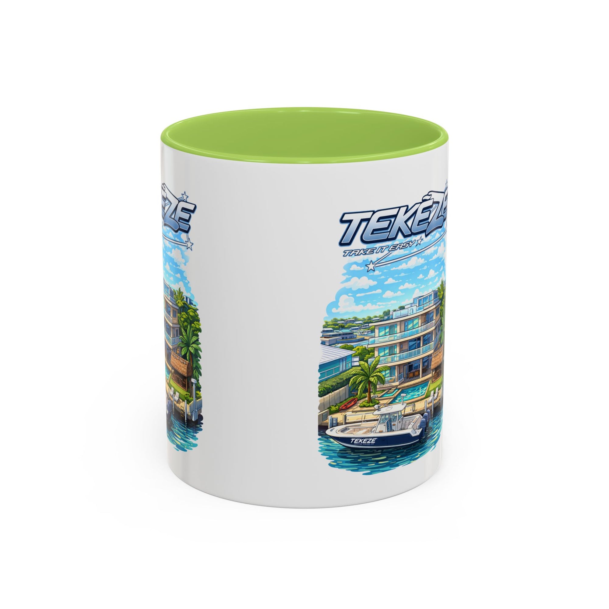 Tekeze Florida Keys Illustration Mug | Accent Coffee Mug
