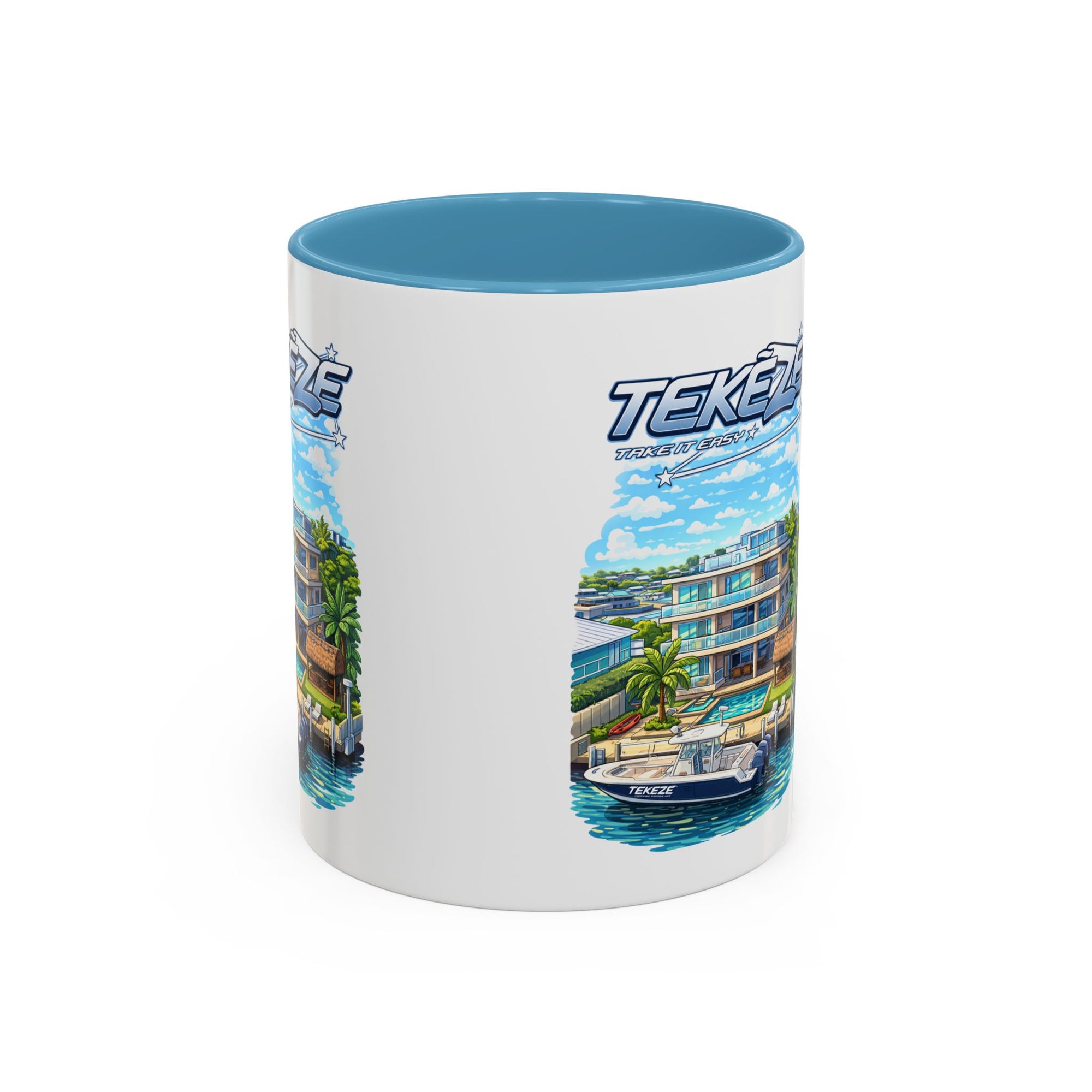 Tekeze Florida Keys Illustration Mug | Accent Coffee Mug