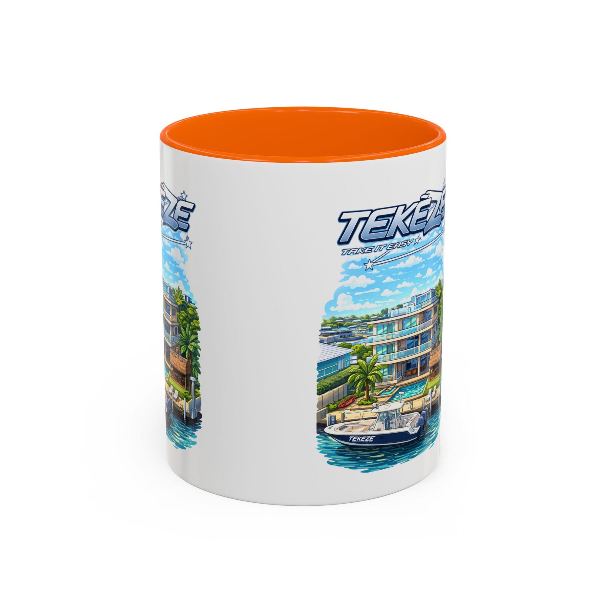 Tekeze Florida Keys Illustration Mug | Accent Coffee Mug