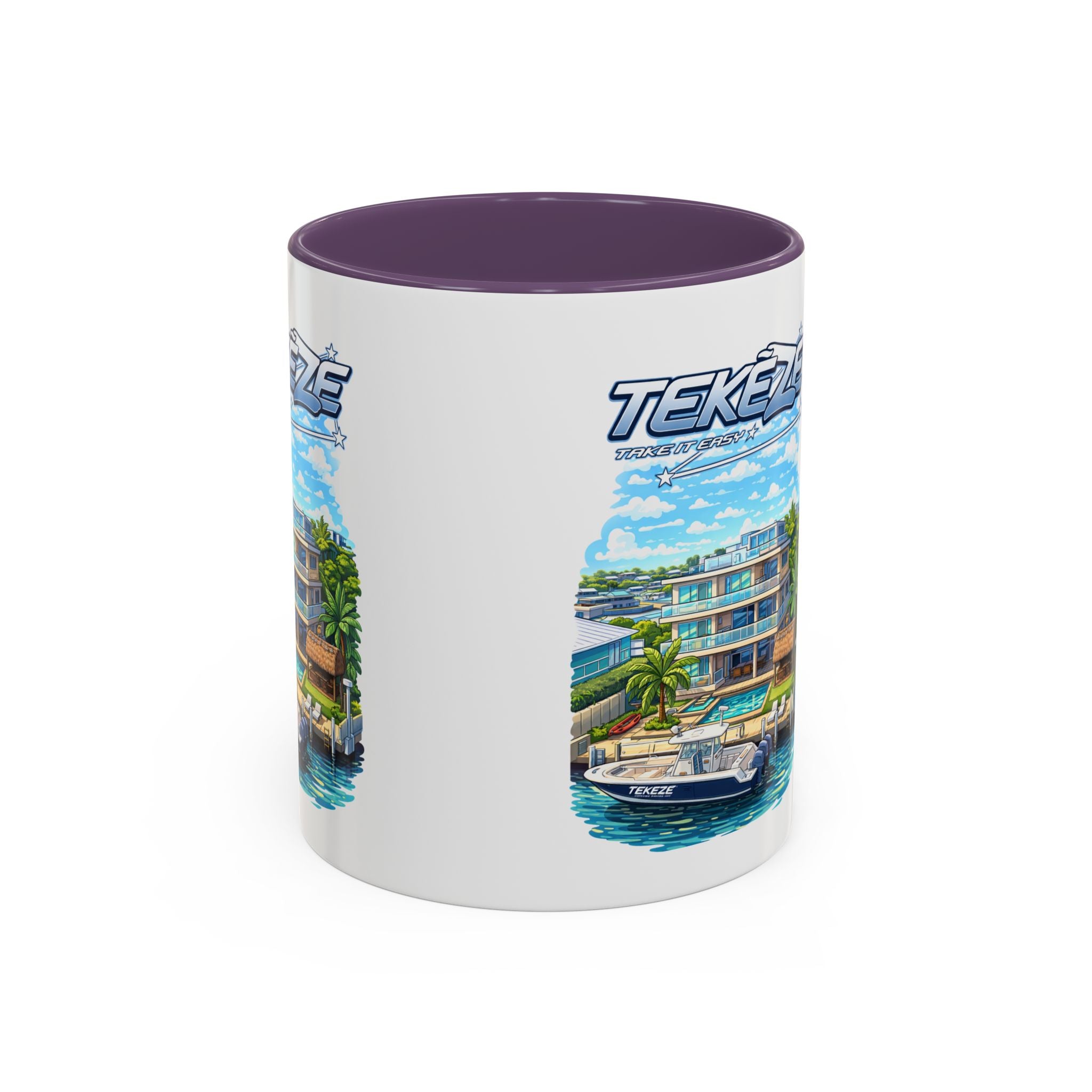 Tekeze Florida Keys Illustration Mug | Accent Coffee Mug