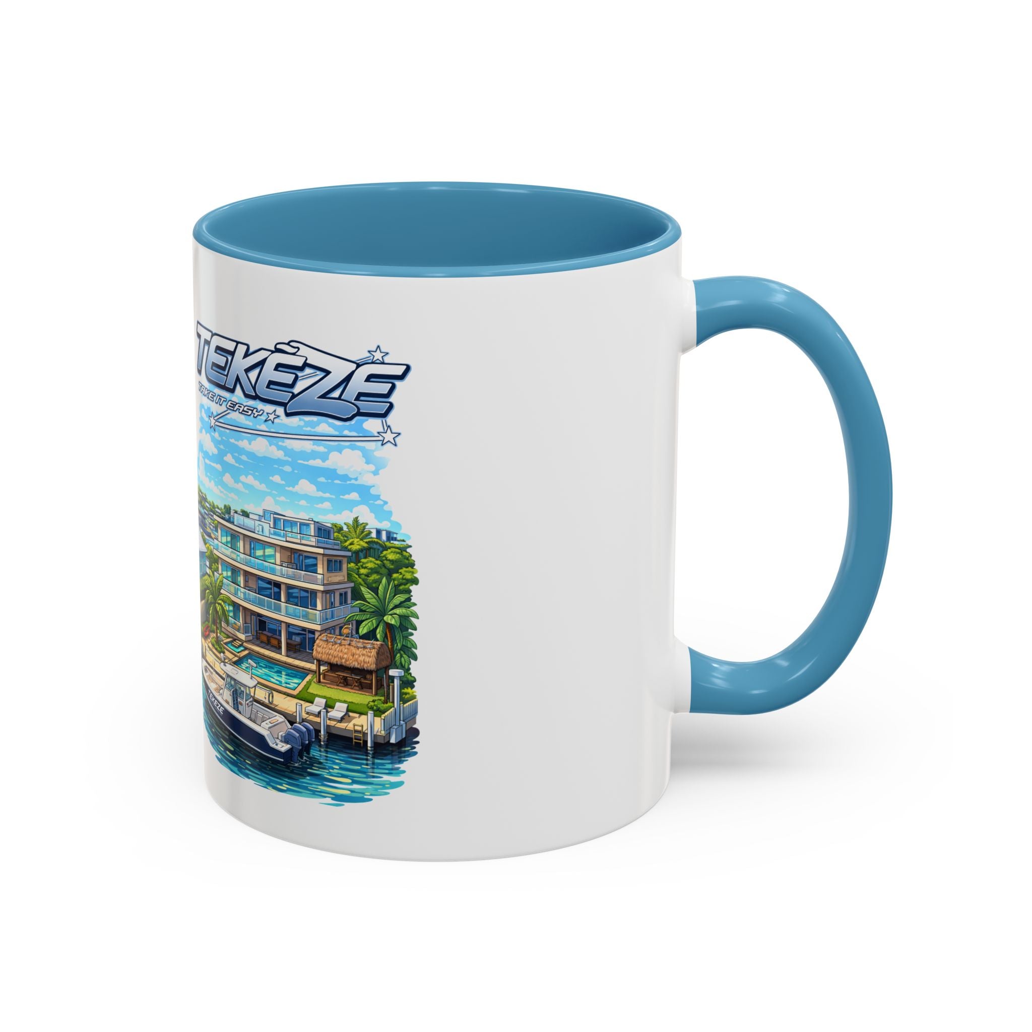 Tekeze Florida Keys Illustration Mug | Accent Coffee Mug