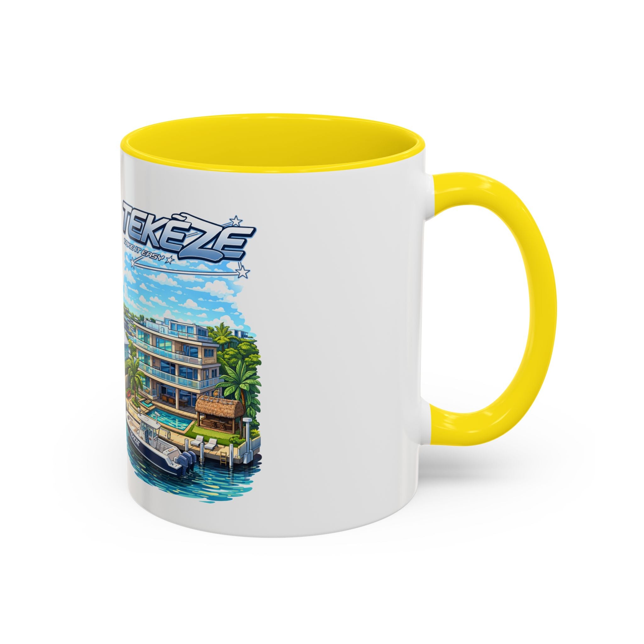 Tekeze Florida Keys Illustration Mug | Accent Coffee Mug