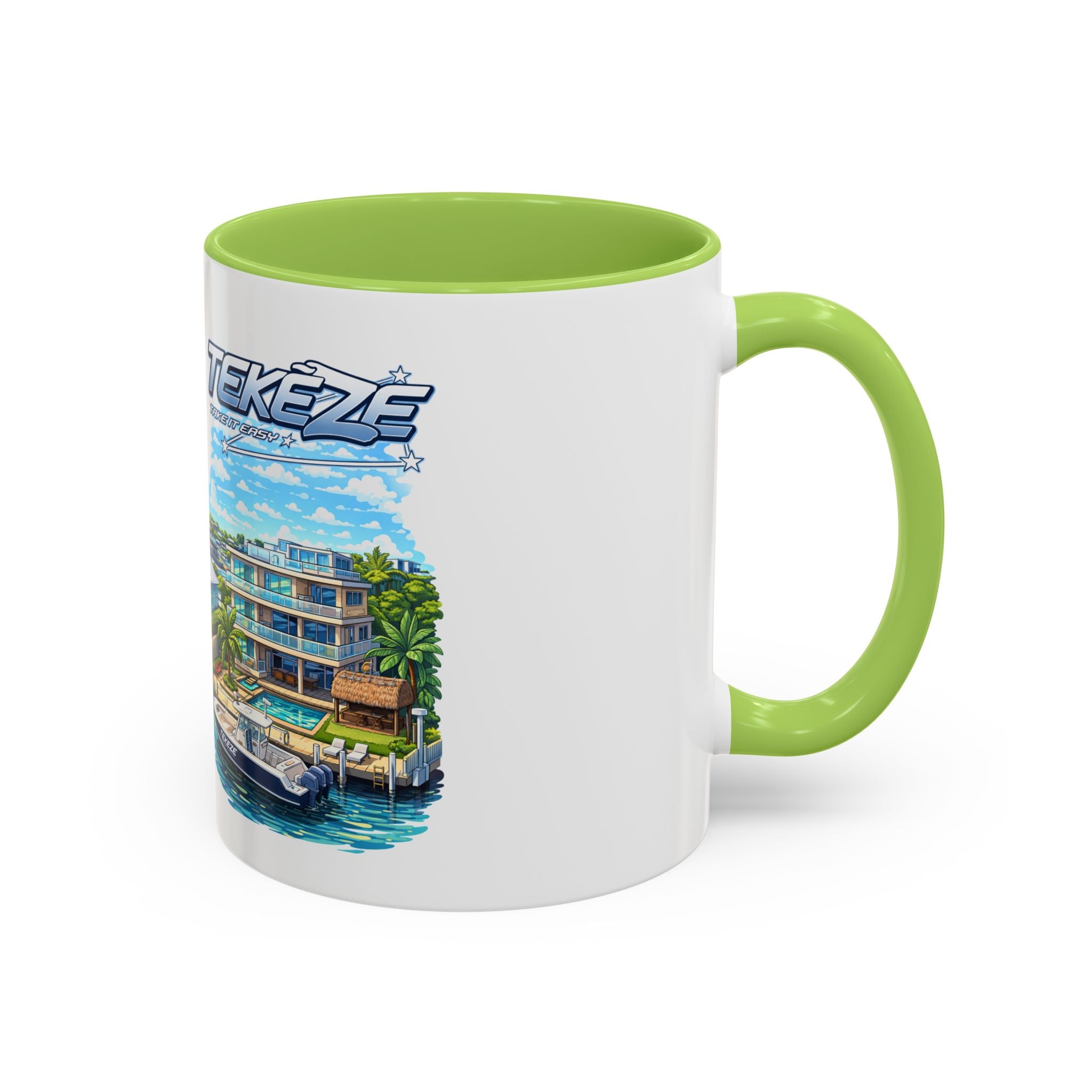 Tekeze Florida Keys Illustration Mug | Accent Coffee Mug