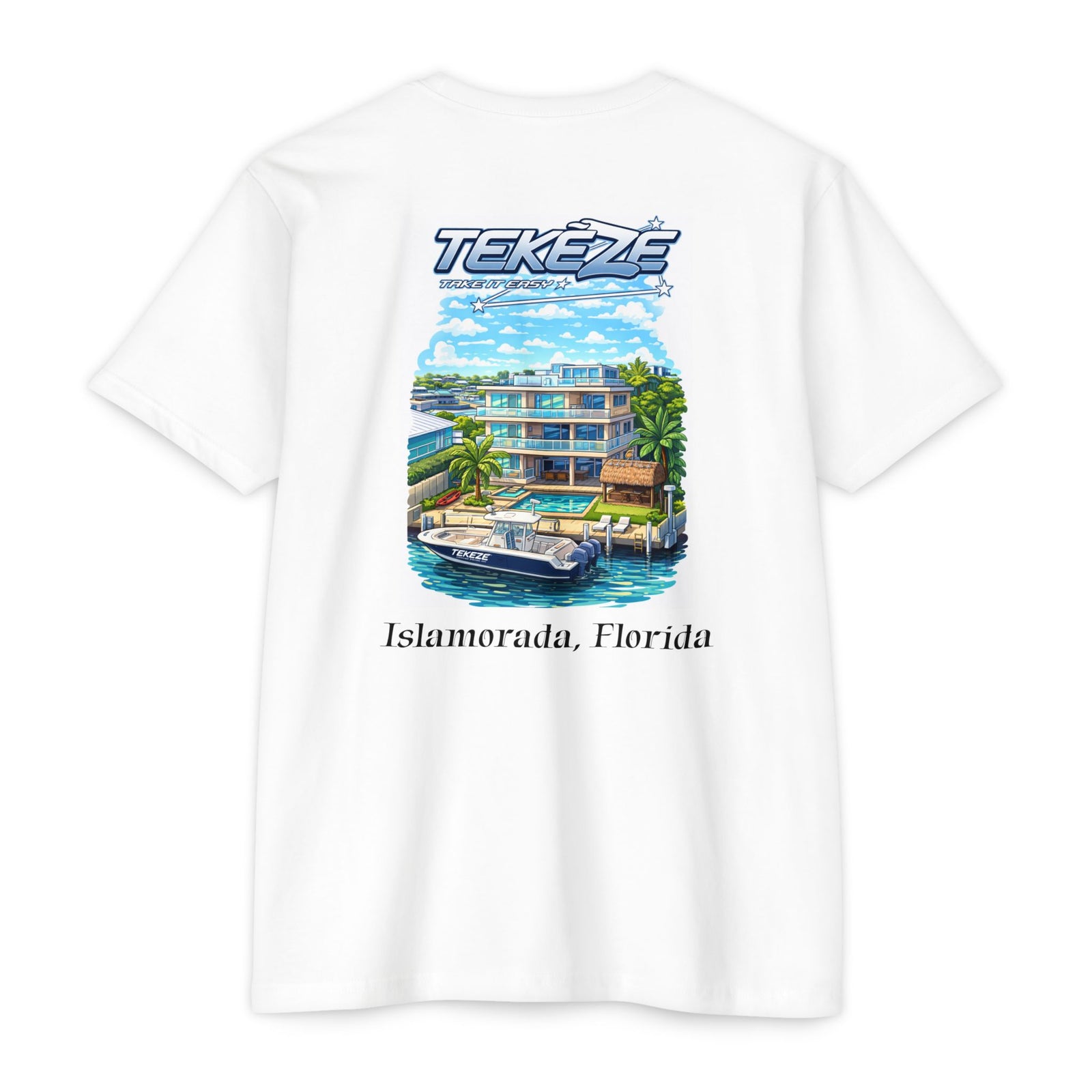 Tekeze Florida Keys Unisex CVC Jersey T-shirt