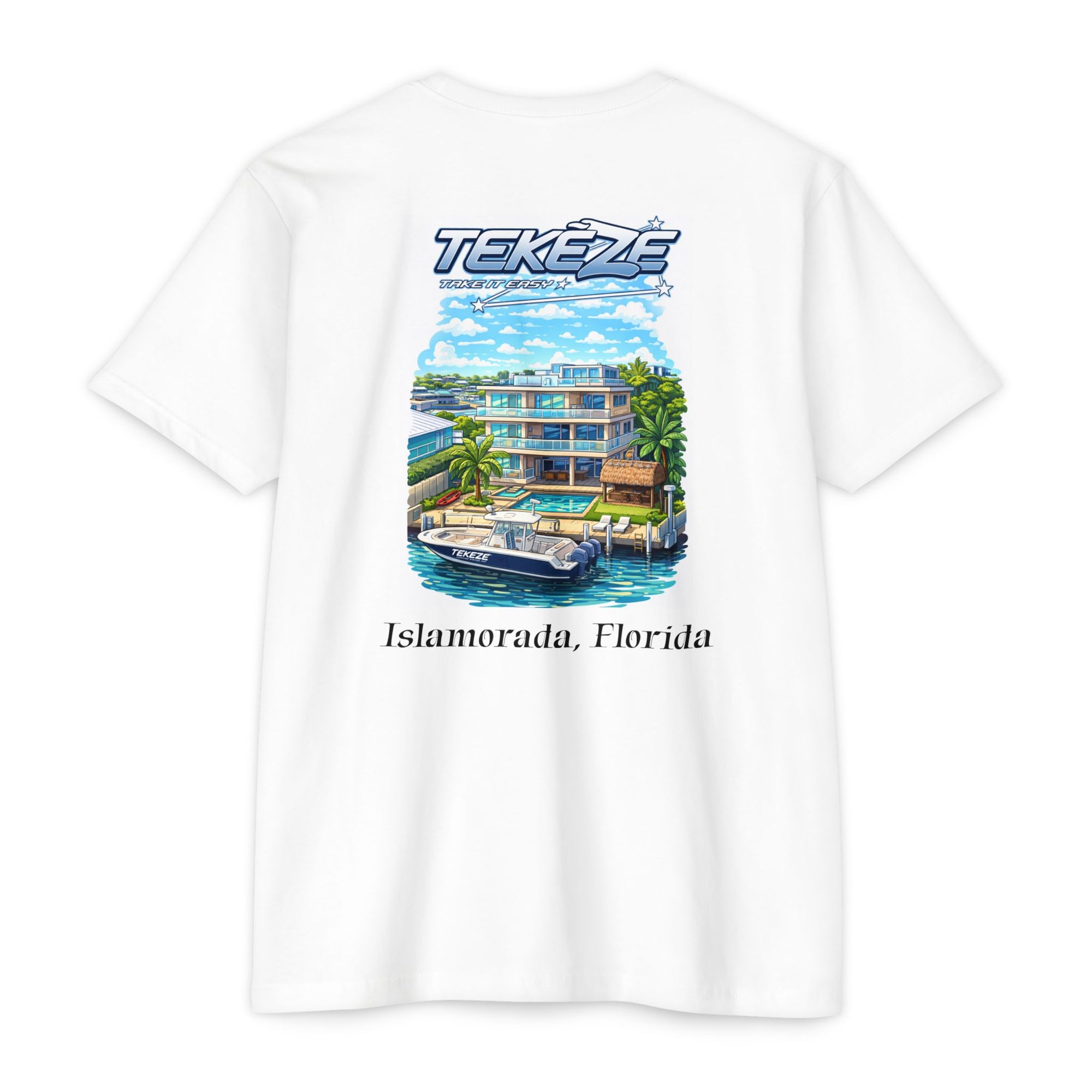 Tekeze Florida Keys Unisex CVC Jersey T-shirt
