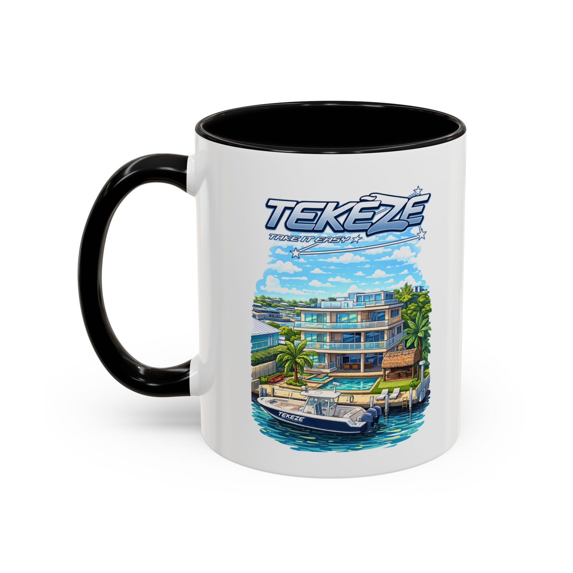 Tekeze Florida Keys Illustration Mug | Accent Coffee Mug