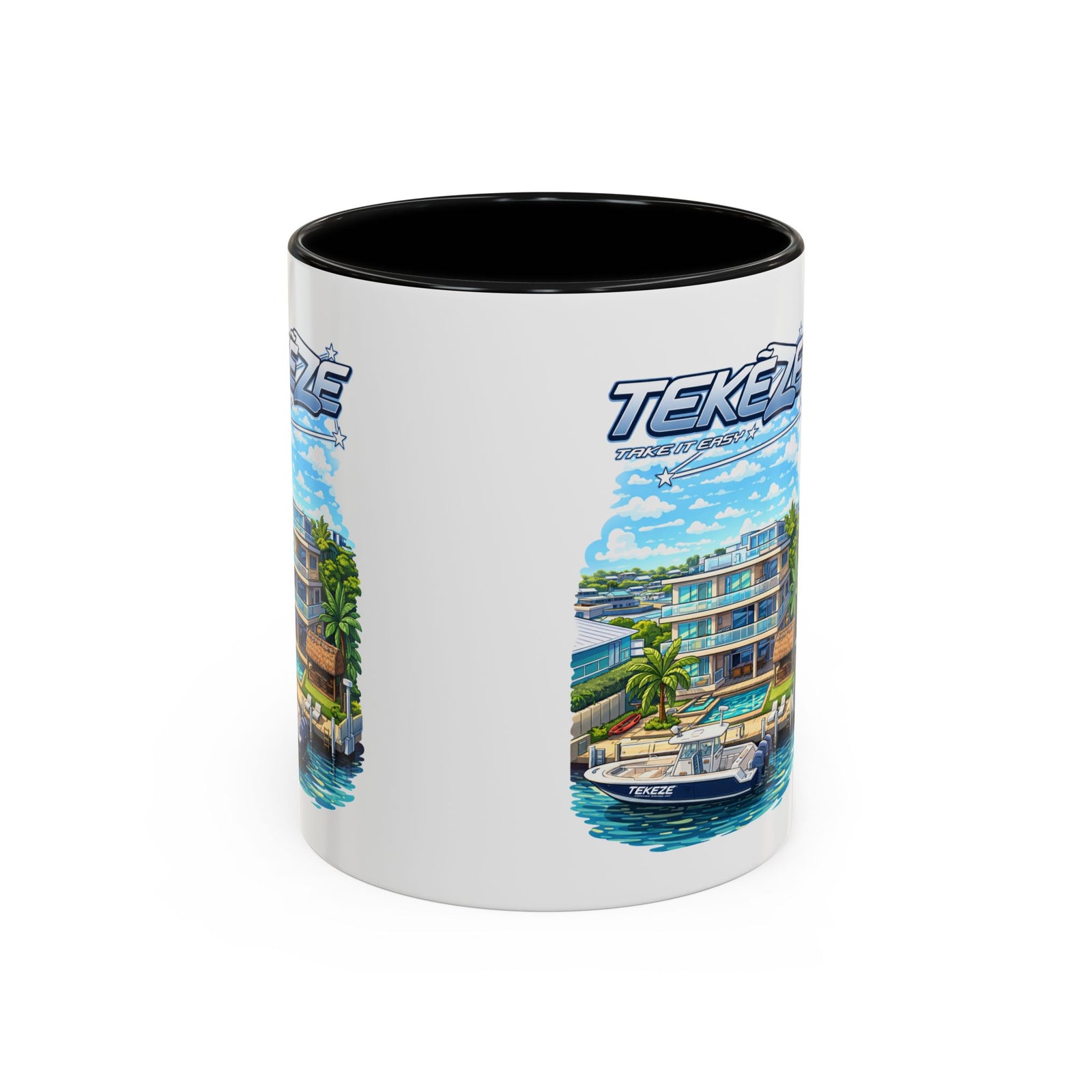 Tekeze Florida Keys Illustration Mug | Accent Coffee Mug