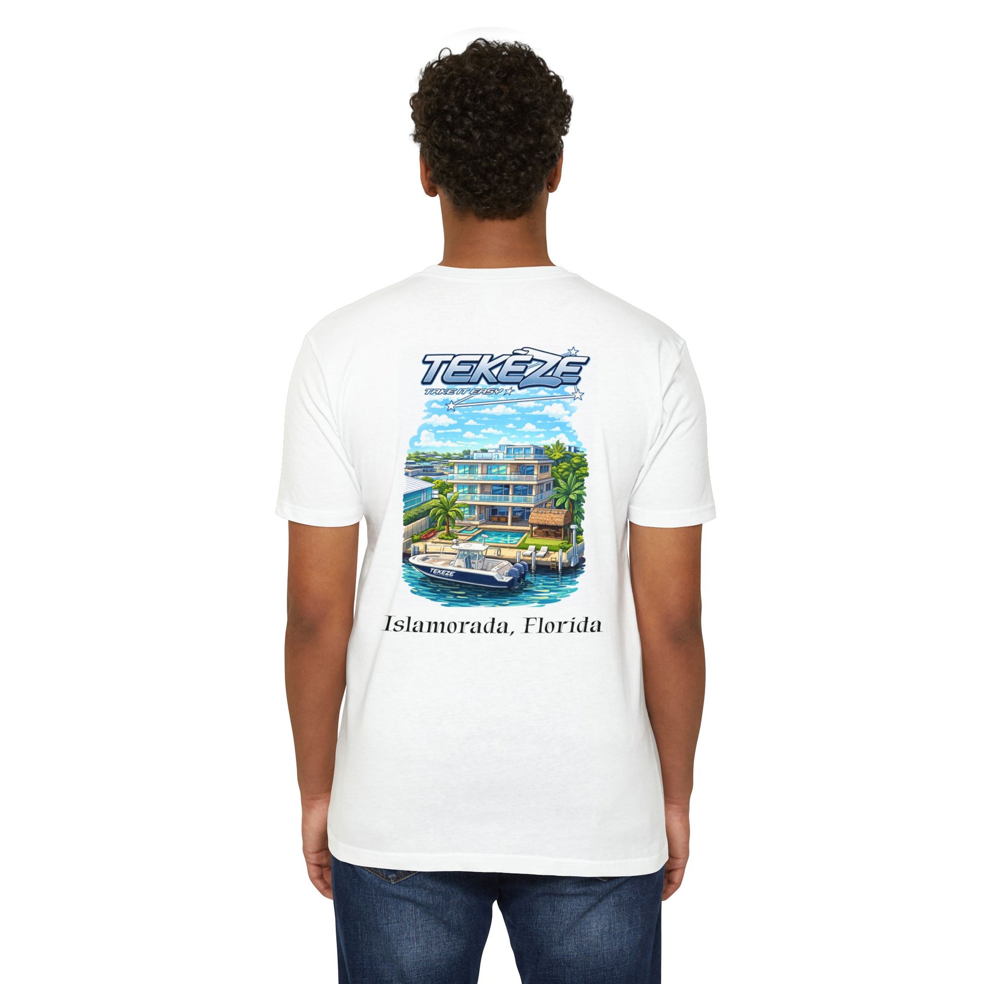 Tekeze Florida Keys Unisex CVC Jersey T-shirt