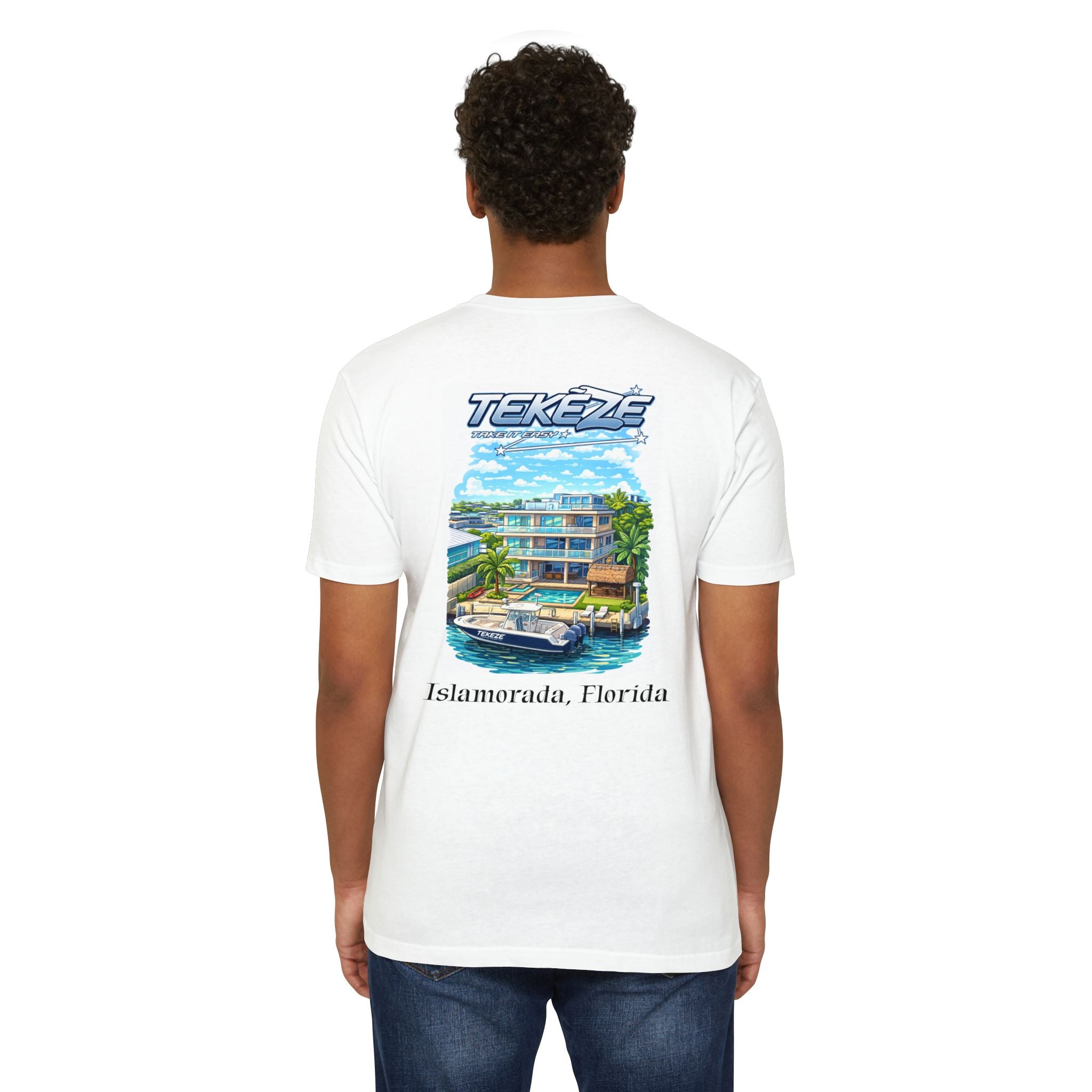 Tekeze Florida Keys Unisex CVC Jersey T-shirt