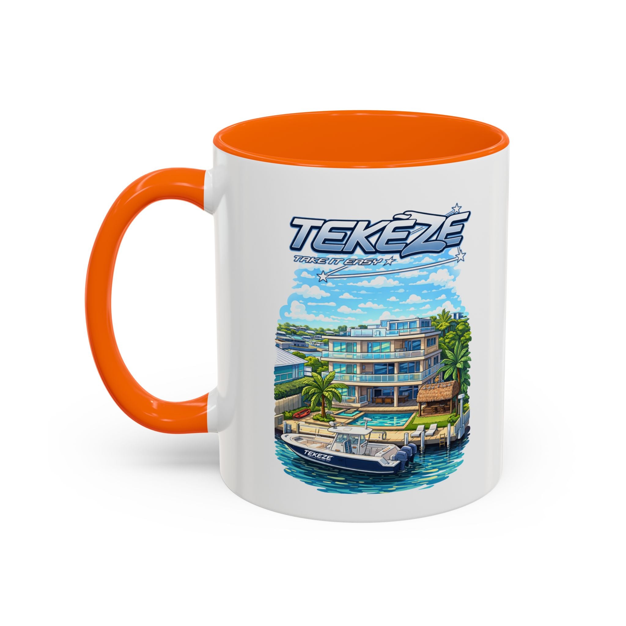 Tekeze Florida Keys Illustration Mug | Accent Coffee Mug
