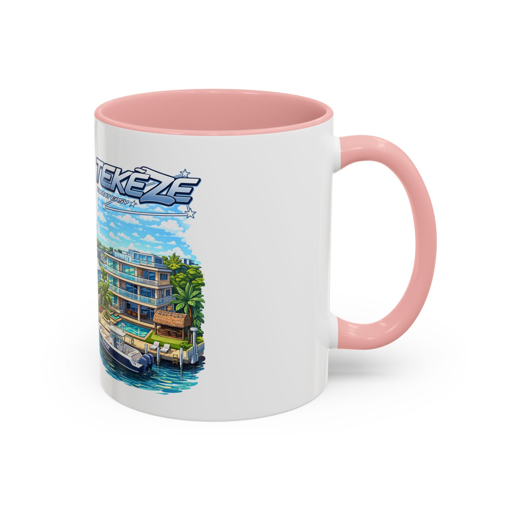 Tekeze Florida Keys Illustration Mug | Accent Coffee Mug