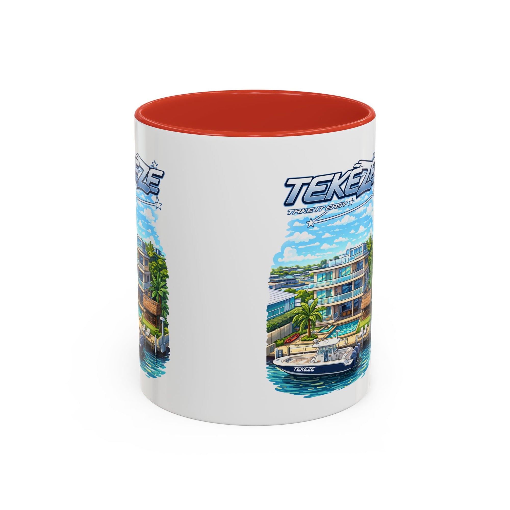 Tekeze Florida Keys Illustration Mug | Accent Coffee Mug