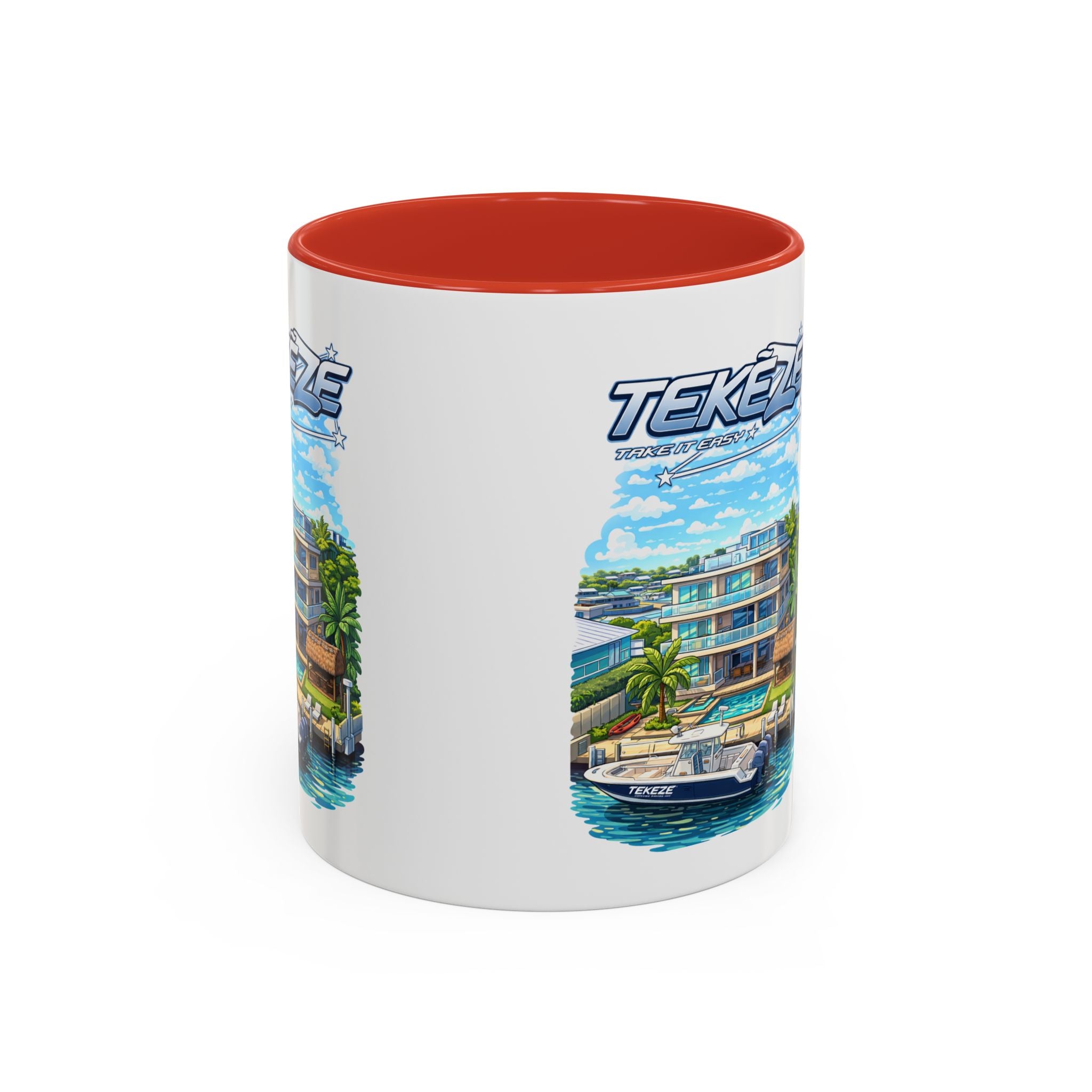 Tekeze Florida Keys Illustration Mug | Accent Coffee Mug