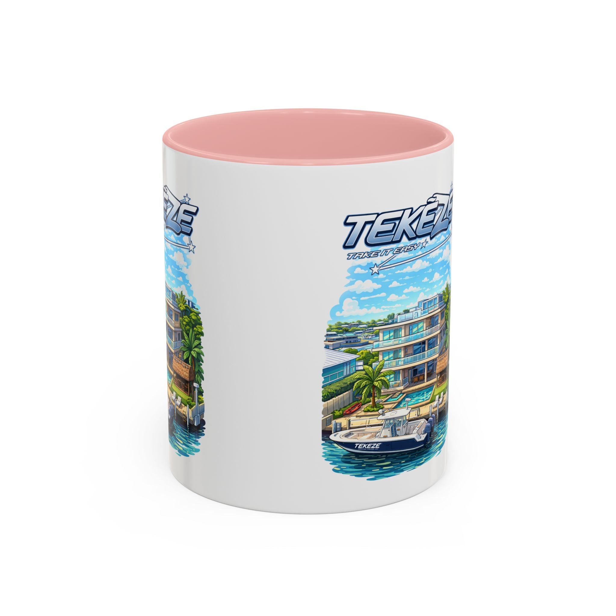 Tekeze Florida Keys Illustration Mug | Accent Coffee Mug