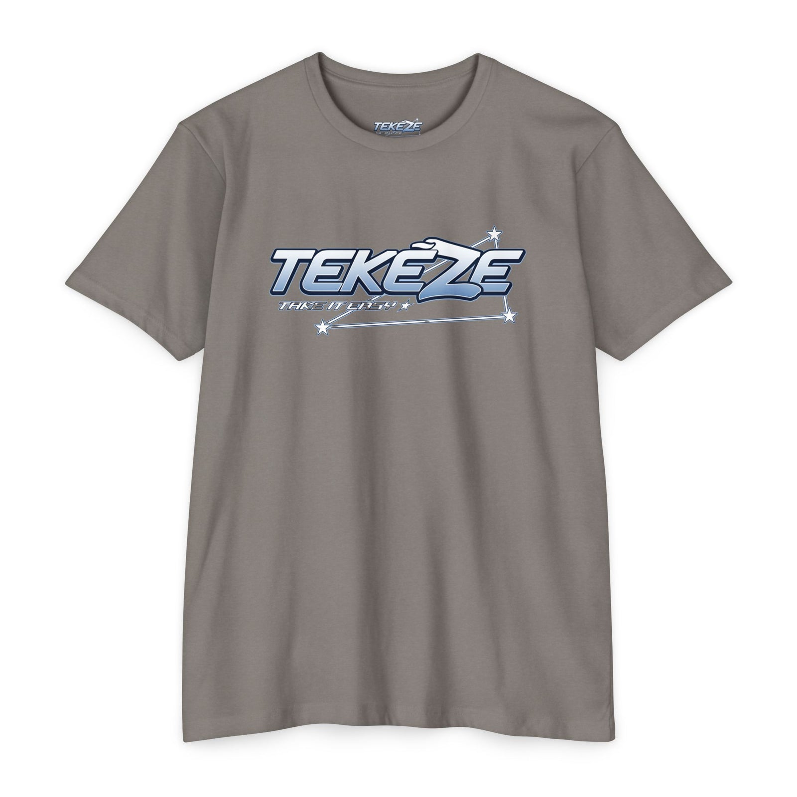T-shirt — "TEKEZE" Coastal Resort Graphic Tee (Front Logo & Back Beach House Scene)
