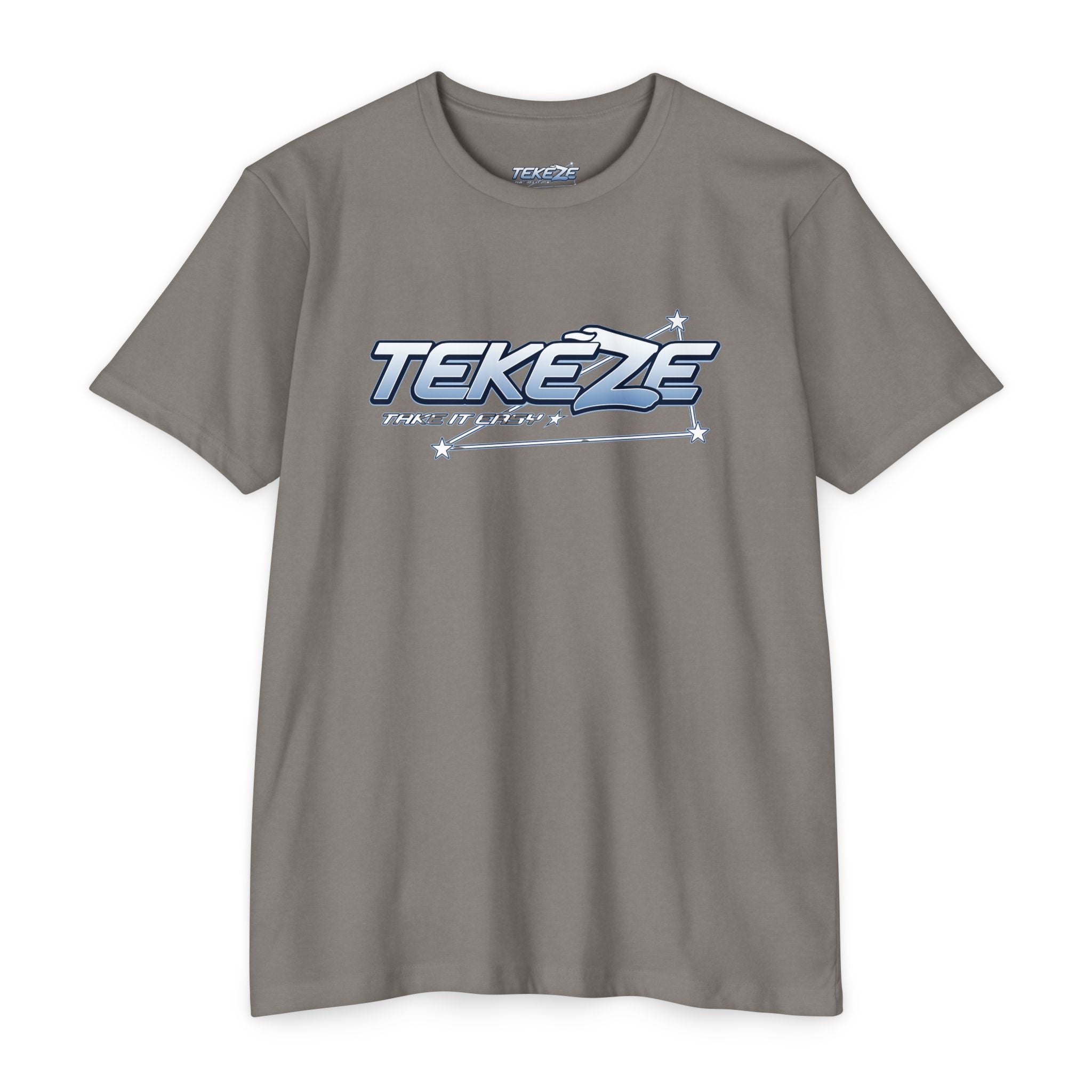 T-shirt — "TEKEZE" Coastal Resort Graphic Tee (Front Logo & Back Beach House Scene)
