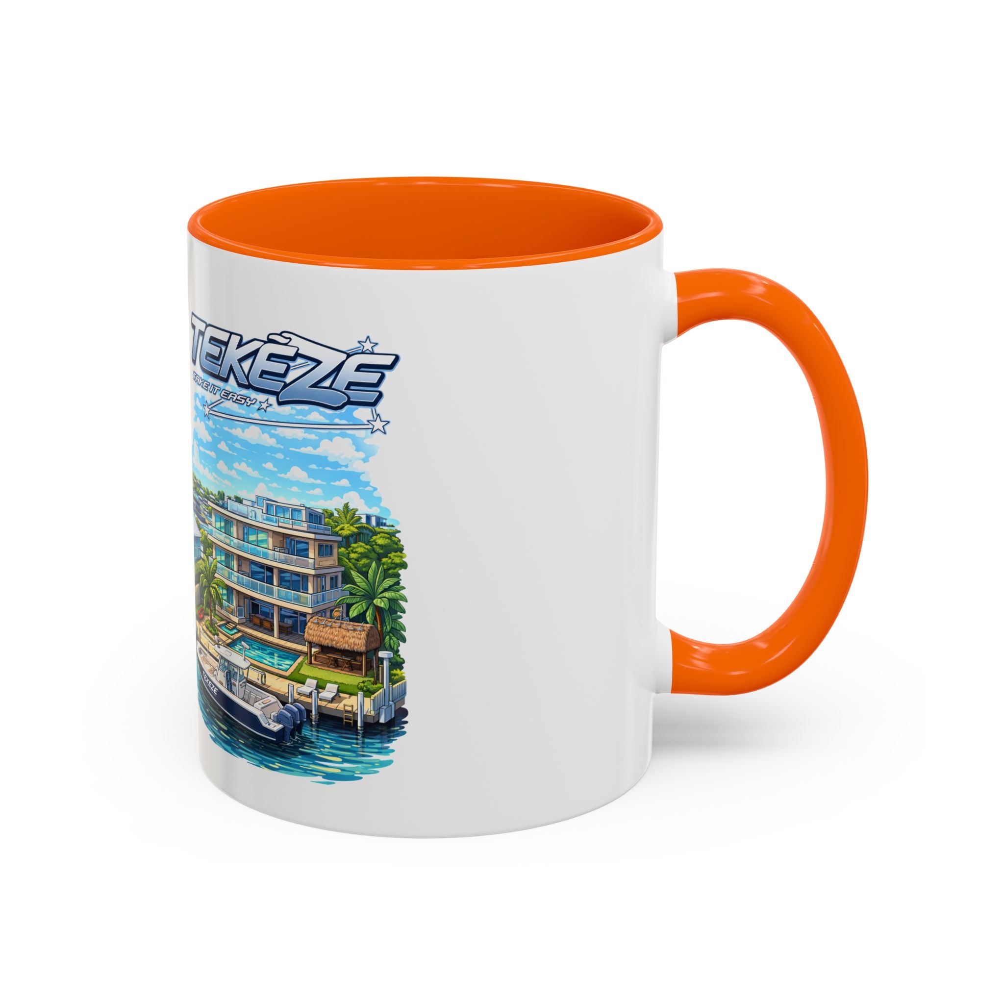 Tekeze Florida Keys Illustration Mug | Accent Coffee Mug