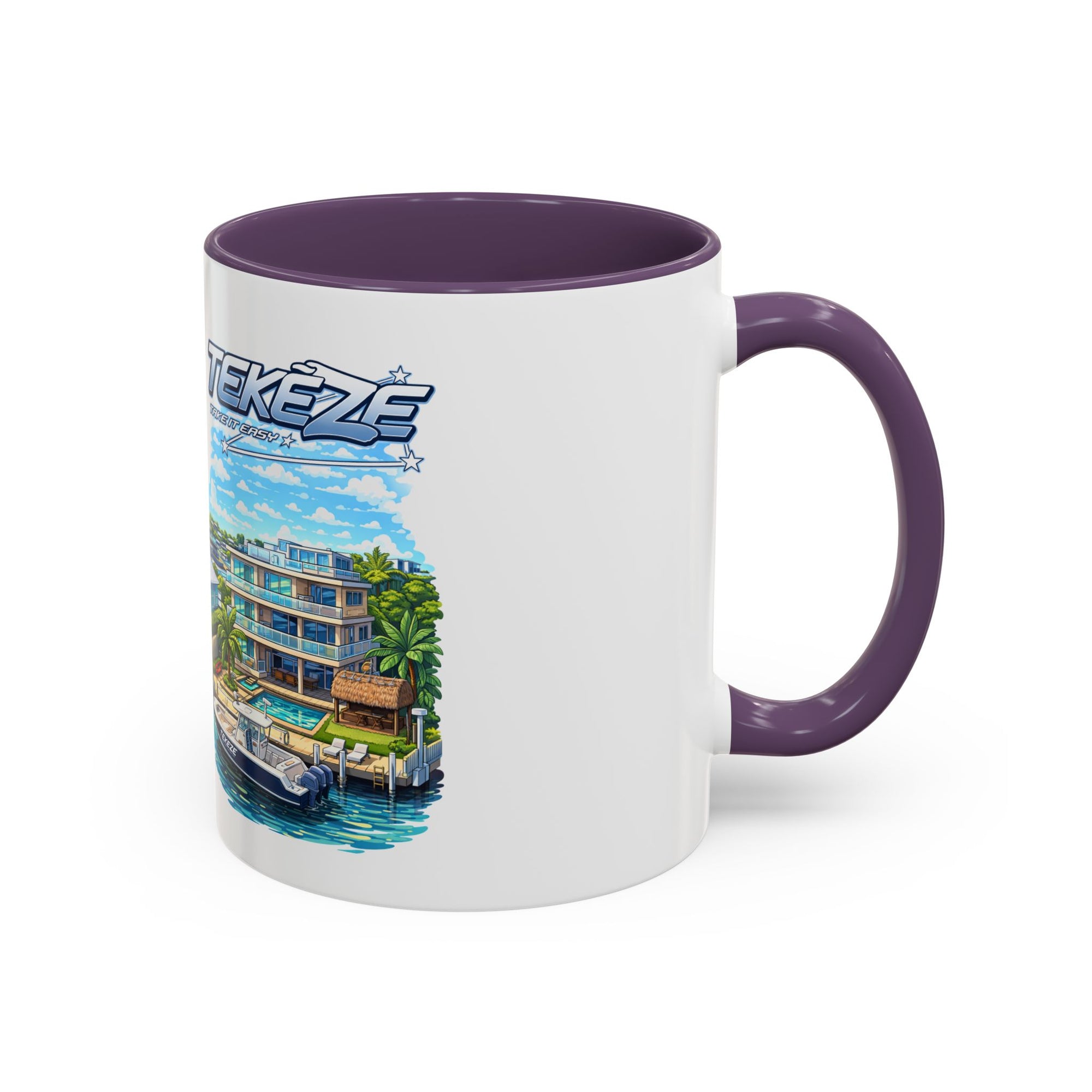 Tekeze Florida Keys Illustration Mug | Accent Coffee Mug