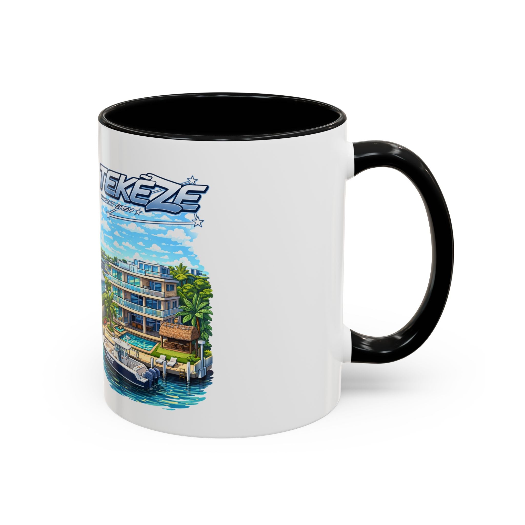 Tekeze Florida Keys Illustration Mug | Accent Coffee Mug