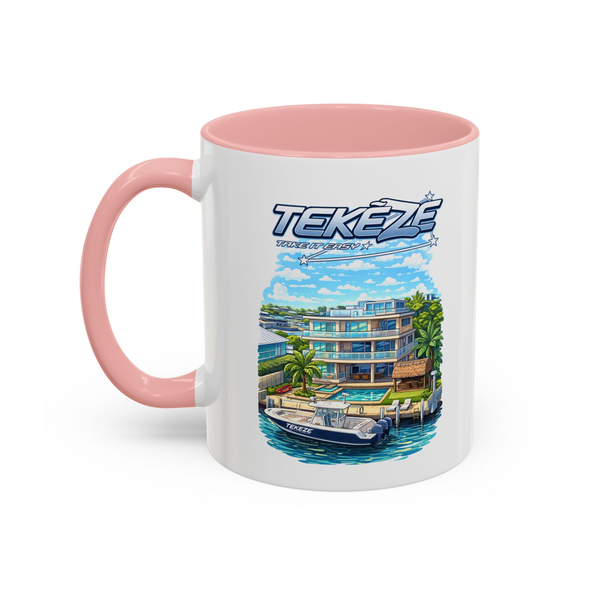Tekeze Florida Keys Illustration Mug | Accent Coffee Mug