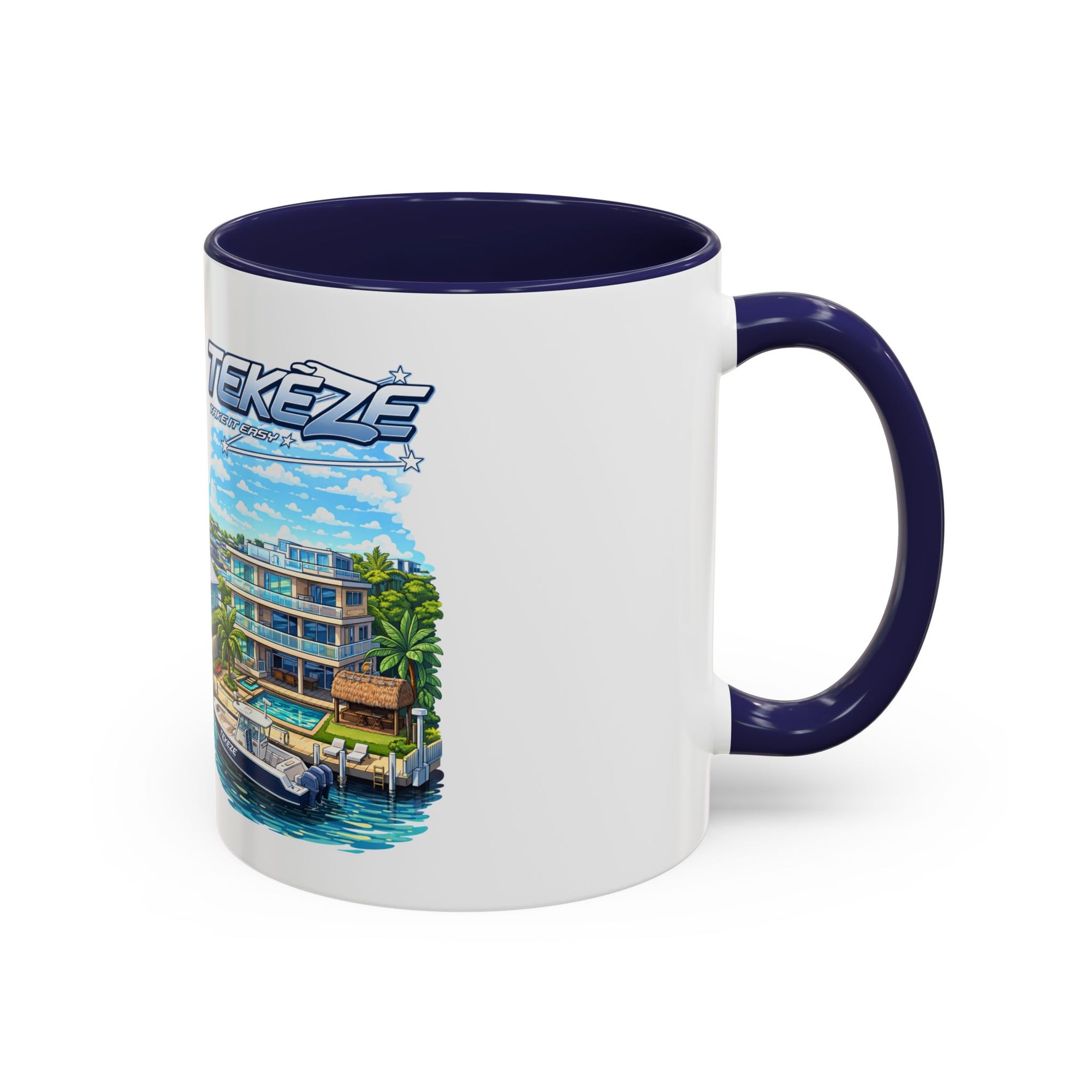 Tekeze Florida Keys Illustration Mug | Accent Coffee Mug