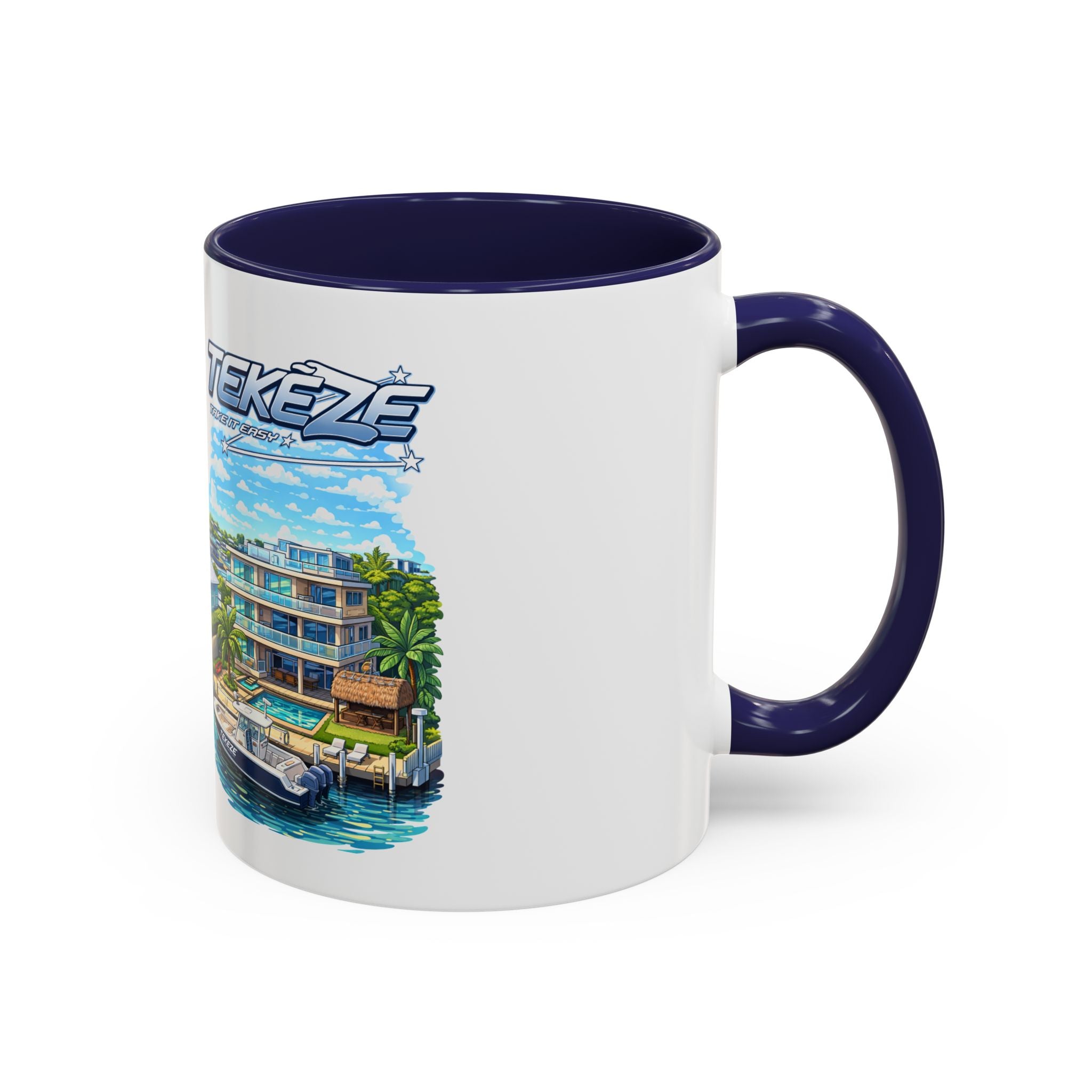 Tekeze Florida Keys Illustration Mug | Accent Coffee Mug